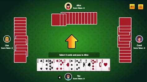 hearts carte gioco